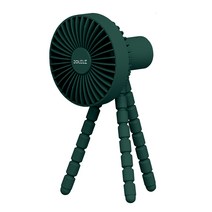 조엘리 휴대용 문어발 무선 선풍기, GXZ-F1010, 그린