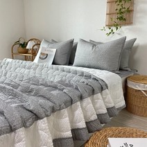 밍밍밍 시어서커 여름 이불, 워싱그레이