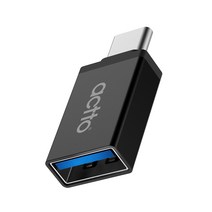 엑토 USB A 3.2 to C타입 OTG 변환 젠더 어댑터 USBA-15, 34mm
