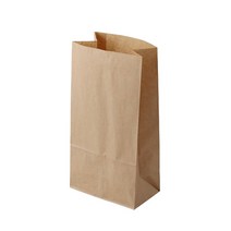 더담다 무지 크라프트 각대 종이봉투 대, 1개입, 500개