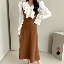 쿨쿠 여성용 뷔스티에 플레어 원피스