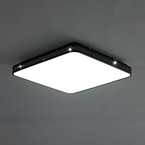 샤미즈 LED 스림 방등 타공 50W, 블랙