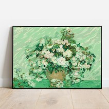 플레이어바웃 DIY 명화 그리기 세트 50 x 40 cm, 고흐 흰장미 (MG022)