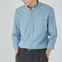 남성용 알럽홈 헨리넥 비즈니스 셔츠