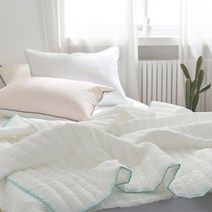 지베딩 카스텔라 카치온 시어서커 이불, 화이트