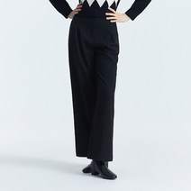 미쏘 여성용 10부 변형 투턱 와이드 슬랙스