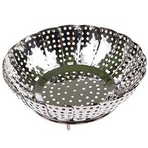 다인네 국내산 스텐레스 꽃모양 삼발이 찜기, 대(지름 17.5~28cm x 전체높이 11cm), 1개