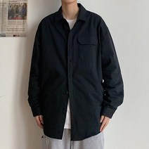 남성용 마켓A 컬러 베이직 포켓 셔츠