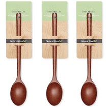 원목 네츄럴우드 요리스푼, 3개