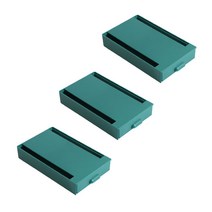앤티스 컬러비비드 언더데스크 서랍 정리함 대형 3p, 그린, 1단