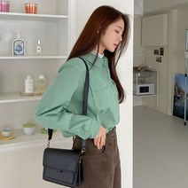 로미스토리 여성용 드라이한 박시핏 셔츠