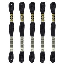 브랜드얀 DMC 25번 면사 자수실 5p, 310번, 8m