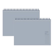 디자인 Plan B 스터디 플래너 6months 2p, 헤리티지 블루