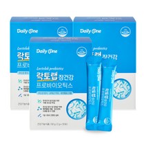 데일리원 락토랩 장건강 프로바이오틱스 30p, 60g, 3개