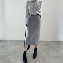 여성용 도톰 니트스커트