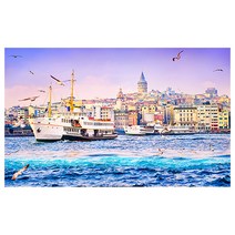 핀투 골든 혼 플라스틱 미니퍼즐 PO1000-H2050, 혼합색상, 1000PIECES