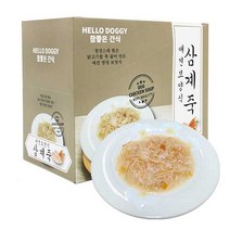 참좋은간식 삼계죽 강아지 간식 80g, 10개, 삼계맛