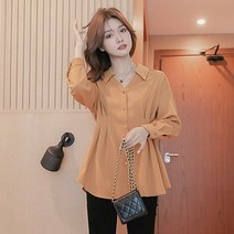 패션풀 여성용 썬키 핀턱 블라우스 29986