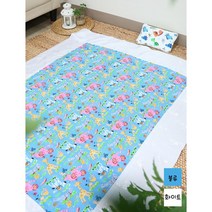 풍기인견몰 / 핸드메이드 겹이불 / 인견 유아동 겹이불 6종 택1, 크레파스 블루