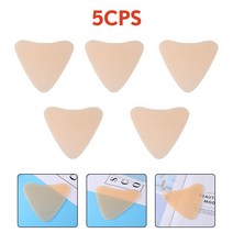 목세로주름 세로목주름 일일일팩 눈밑주름패치 목주름팩 실리콘팩 재사용 가능한 주름 방지 가슴 패드실리콘 페이스 스킨 케어노화 리프팅 가슴투명한 패치살 여성 케어, 06 B 5PCS