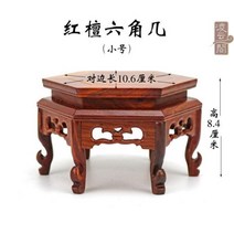 교자상 다과상 미니밥상 원목 전통찻상 주전자받침 a22, [레드샌달우드]고육각대각12.5cm