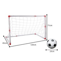 축구골대 축구네트 풋살골대 축구연습용품 이동식축구골대 축구미니골대56-120cm 스포츠 어린이 미니 축구 목표 세트 뒤뜰실내 미니 그물 및 공 펌프 휴대용 접이식 청소년 축구, 120cm