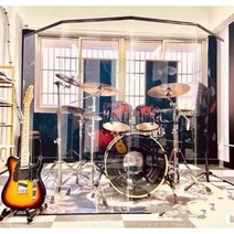 드럼 밴드 연습 방음파티션보드 쉴드 아크릴 방음, 1680 x 600mm