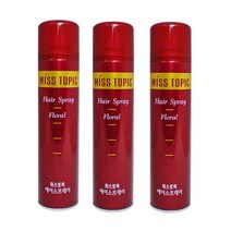 미스토픽 헤어 스프레이 플로럴 300ml 3개, 상세페이지 참조