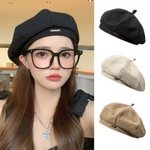 사계절 심플 모던 팔각 펜던트 베레모 화가모자 개강룩 헌팅캡 겨울코디 남친룩