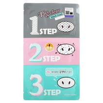 Holika Holika (홀리카 홀리카) Pig-Nose (피그 노우스) 클리어 블랙헤드 3 단계 키트 1 트리트먼트