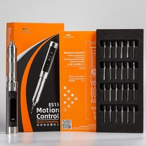 전동드라이버 ES5 미니 전기 스마트 스크루 드라이버 수리 도구 세트 USB 충전식 무선 드라이버 4mm 육각 8, 한개옵션0