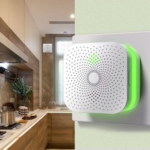 복합가스측정기 스마트 홈 메탄 프로판 가연성 LPG 가스 누출 감지기 센서 360 도 소리 및 빛 경보 가정 안전 주방용, UK Plug, 1개