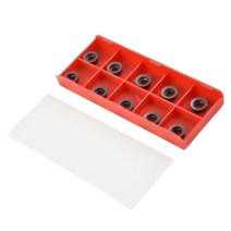 【例반】RPMT10T3MOE VP15TF 절삭 공구 용 내부 원형 카바이드 인서트 RPMT 1204CNC 10 개