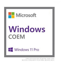 [마이크로소프트] Windows 11 Pro DSP 한글 64bit COEM / DVD