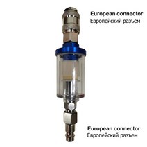0.8mm/1.0mm 미니 HVLP 스프레이 건 페인트 에어 브러시 중력 피드 벽 자동차 페인팅 네일 케이크 장식, 04 Fast Joint Filter