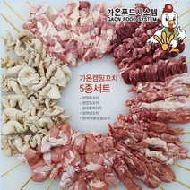 국내산 무염 닭꼬치 11종 꼬치5종 캠핑세트 캠핑꼬치구이 수제닭꼬치 염통 근위 순살 오돌뼈 무뼈 안심 껍질꼬치, 꼬치5종 캠핑세트소스500g/1병