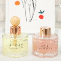 샘스캐빈 소소한공간 수국담은 자동차 방향제 100ml 차량용 디퓨저 고급, 누리달(노랑)리필액200ml, 1개