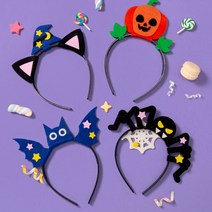 133 민화샵 할로윈 펠트 머리띠, 01. 호박