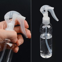 심플 투명 분무기 200ml 미용 식물 휴대용 뷰티 헤어 물 뿌리개 스프레이 분사기 공병 무지 미니 소형 통 미용실 여행용 병 소분 미스트 잠금 장치 다림질 원예 헤어샵 가정용