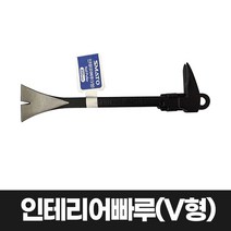 인테리어 빠루 V형 150mm 못 제거작업 손빠루 인테리어 건축 현장 지렛대, 1개
