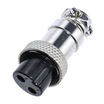 16mm 2핀(암) 항공잭 써큘러 잭 커넥터 항공단자 플러 아두이노 _ 7501209EA, 상세페이지 참조