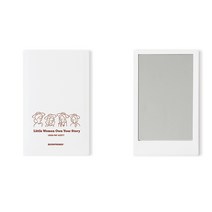 일러스트 사각 손거울 작은아씨들 소녀감성 미니 네모 미러, 기본