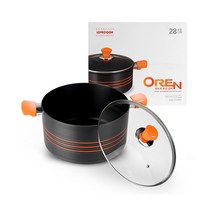 [러브쿡] OREN 하드 아노다이징 곰솥 냄비 28CM, 선택완료, 단품없음