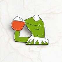 만화 페페 개구리 밈 에나멜 핀 슈팅 피라미드 사고 음주 11 스타일 동물 브로치 배지 보석 선물 친구를 위한, style-4