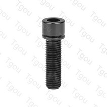 Tgou 티타늄 볼트 알렌 키 나사 자전거 스템 고정, 검은색, M7, 20mm