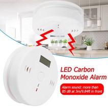 가스검출기 감지기 측청기 검진기 led 표시기 가스 감지 경보 쉬운 설치 가스 누출 경보 오류 자체 검사 가정용 일산화탄소 연기 감지기, 없음, 한개옵션0