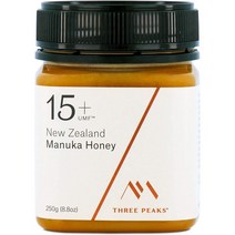Three Peaks 뉴질랜드 마누카 꿀 umf 15+ mgo 514+ 250g