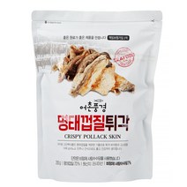 어촌풍경 명태껍질튀각 200g_황태껍질튀각 부각 이시영 북어 콜라겐, 1봉