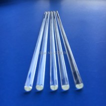 붕규산 유리 교반 막대 6x250mm 투명 실험실 스틱 과학 실험용 머들러 교반기, 70pcs