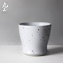 석기 차 컵 물 컵 수제 레트로 마스터 컵 홈 젠 티 컵 아트 도자기 컵 커플 컵, NONE, 색상 분류: 하얀